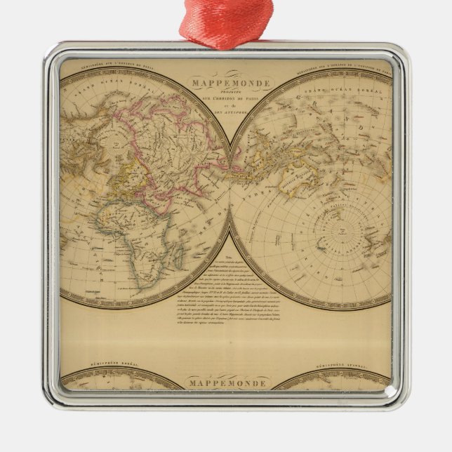 Paris 2 julgransprydnad metall (Framsidan)