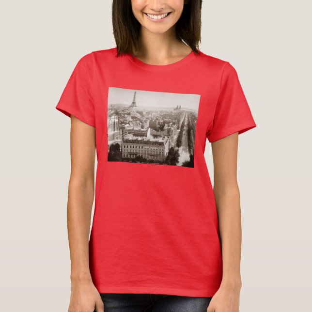 Paris: Aerial View, 1900 Tee (Framsida)