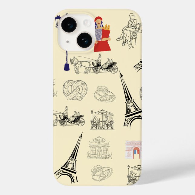 Paris Aesthetic Phone Case (Baksida)
