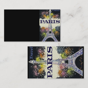 Paris:Affärskortet Poster Visitkort