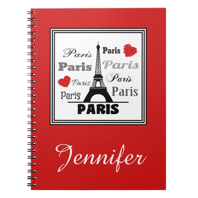 Paris Anteckningsbok (Framsidan)