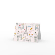 Paris-anteckningskort