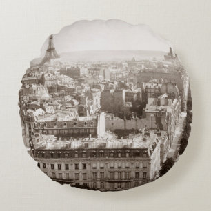 Paris: Antennen beskådar, 1900 Rund Kudde