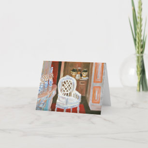 PARIS ANTIQUE SHOP NOTECARD KORT