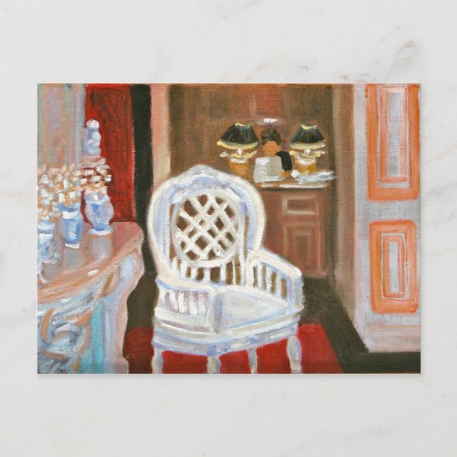 PARIS ANTIQUE SHOP VYKORT (Framsida)