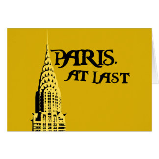 Paris. Äntligen kort