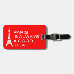 Paris är alltid en Bra idé Bagagebricka