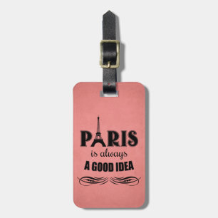 Paris är alltid en bra idé bagagebricka