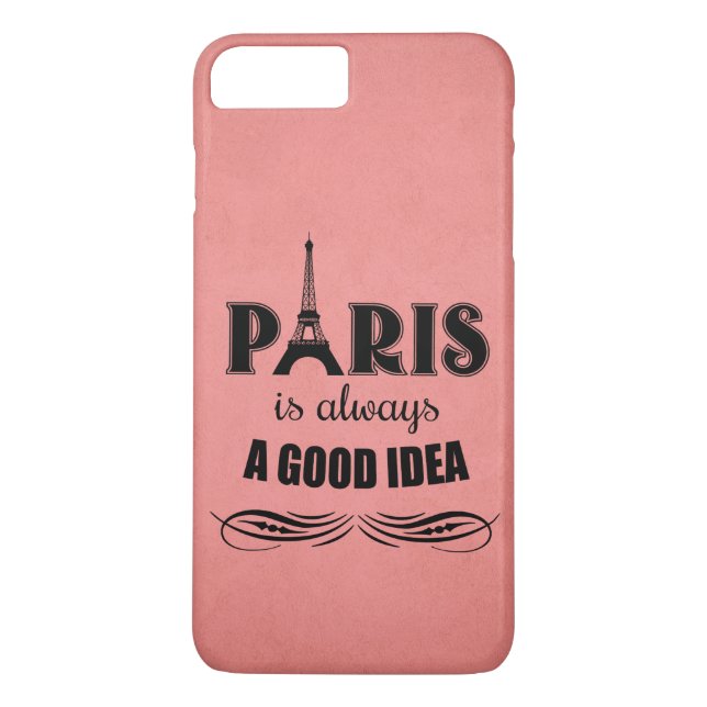 Paris är alltid en bra idé Case-Mate iPhone skal (Baksida)