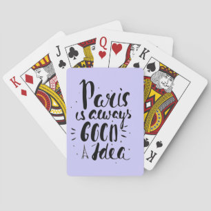 Paris är alltid en bra idé kortlek