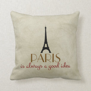 Paris är alltid en bra idé kudde