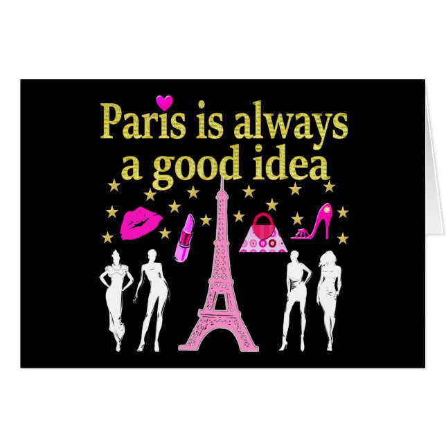 PARIS ÄR ALLTID EN BRA IDÉ OBS KORT (Framsidan Horizontal)