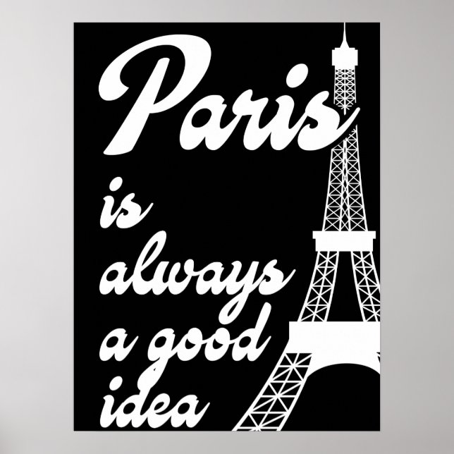 Paris är alltid en bra idé poster (Framsidan)