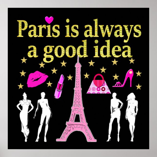 PARIS ÄR ALLTID EN BRA IDÉ POSTER (Framsidan)