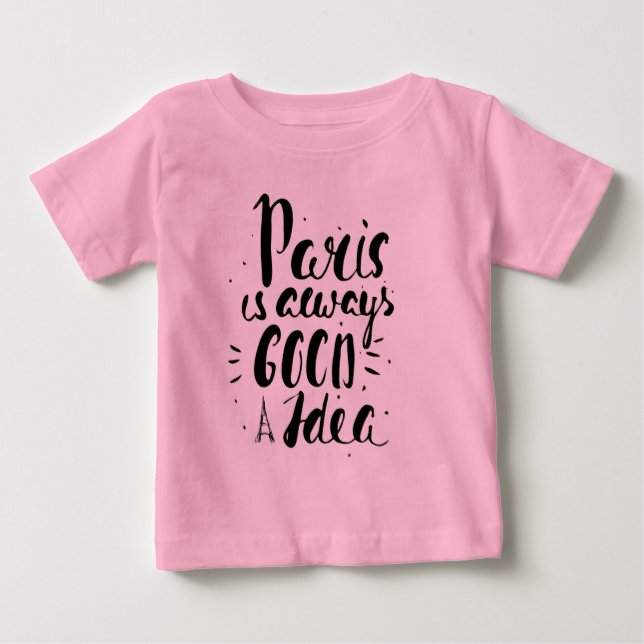 Paris är alltid en bra idé tröja (Framsida)