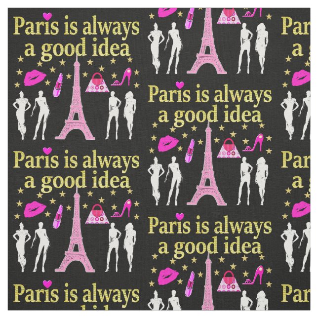 PARIS ÄR ALLTID EN BRA IDÉ TYG (Provkarta)