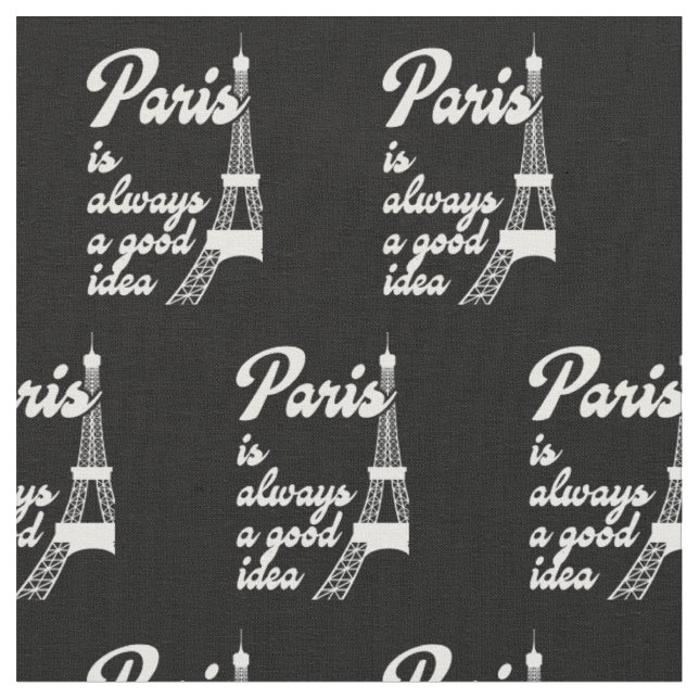 Paris är alltid en bra idé tyg (Närbild)