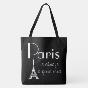 Paris är alltid en bra idé tygkasse