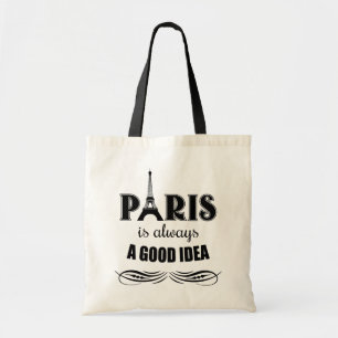 Paris är alltid en bra idé tygkasse