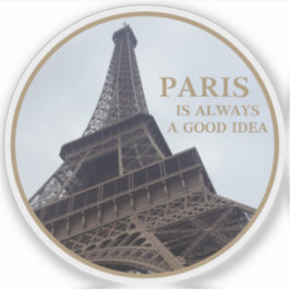 Paris är alltid en bra idé - v2 klistermärken