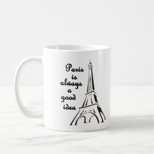 Paris är alltid en Bra Idea Mugg