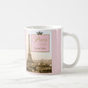 Paris är alltid en bra idékaffemugg kaffemugg