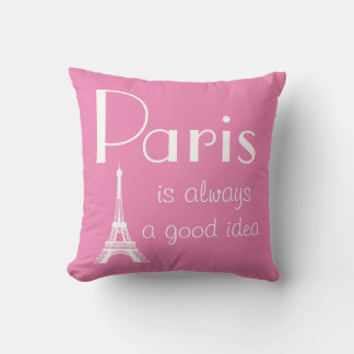 Paris är alltid en bra rosa kudde