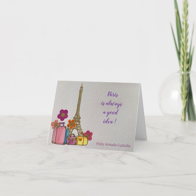 Paris är alltid ett kort för bra (Framsida)