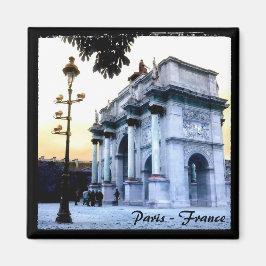 Paris, Arc de Triomphe, Frankrike (Magnet) Magnet
