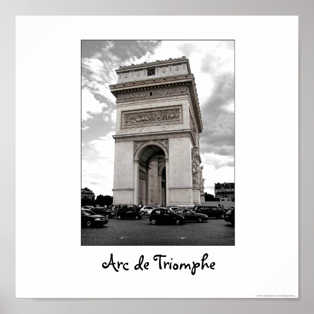 Paris - Arc de Triomphe Poster (Framsidan)