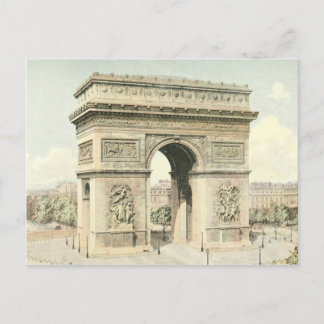 Paris Arc de Triomphe Vykort