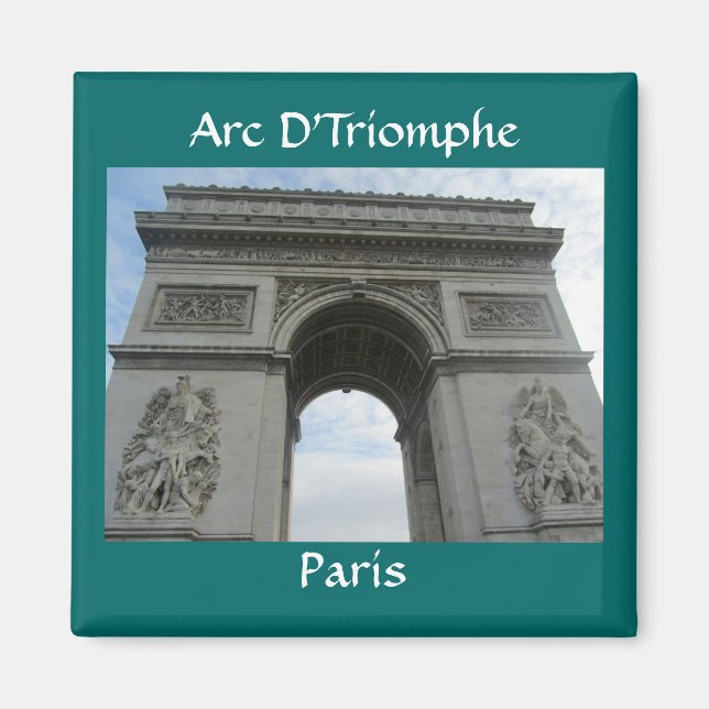 Paris - Arc D'Triomphe Magnet (Framsidan)