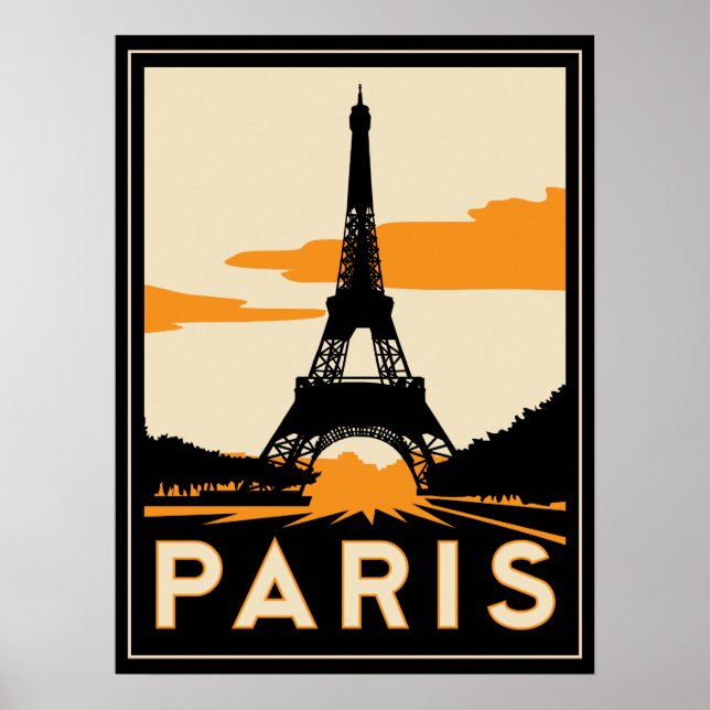 paris art deco retro poster (Framsidan)