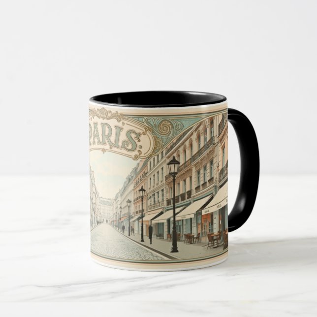 Paris Art Nouveau Mugg (Framsida höger)
