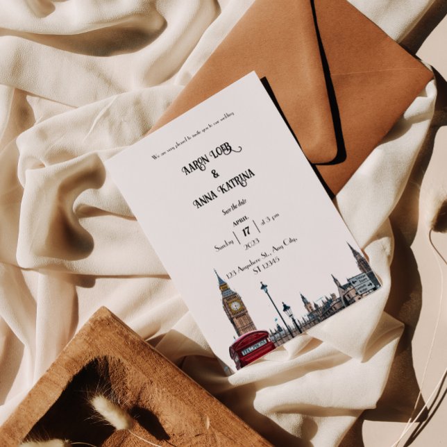 Paris Art Wedding-inbjudan Inbjudningar (Skapare uppladdad)