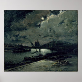 Paris au clair de lune - Frank Myers Boggs Poster