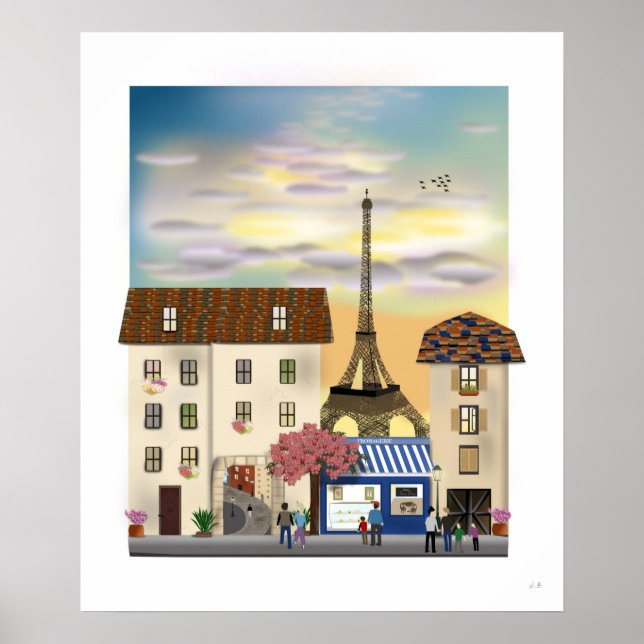 Paris au Printemps poster (Framsidan)