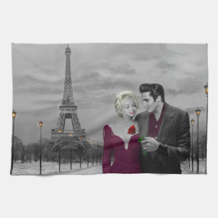 Paris B&W 2 Kökshandduk