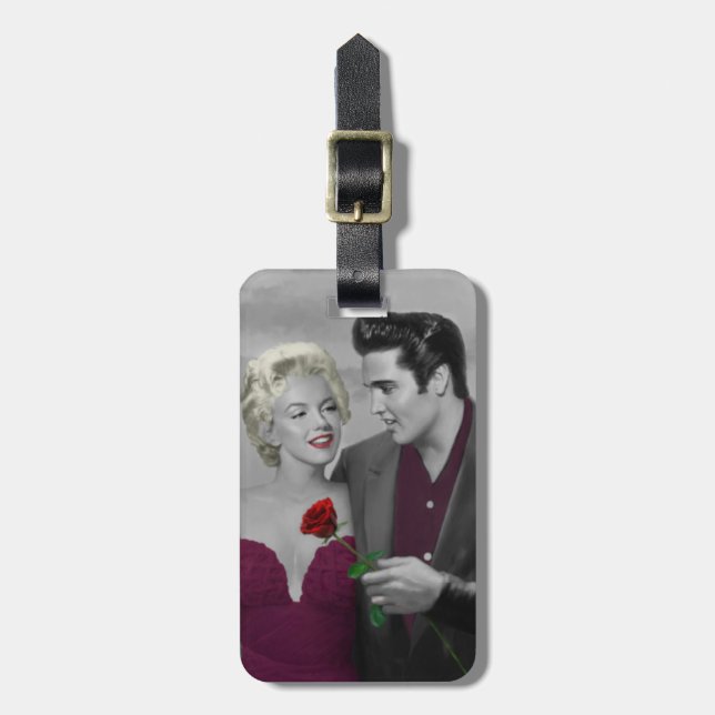 Paris B&W Bagagebricka (Vertikal Framsida)