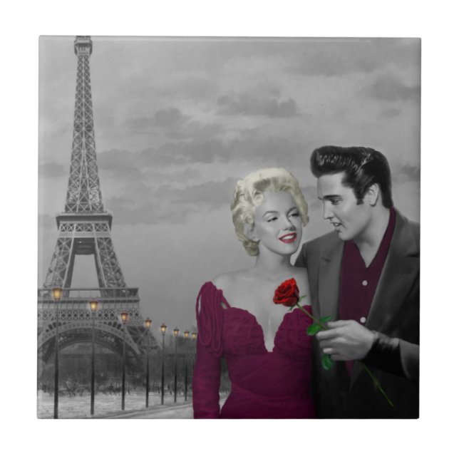 Paris B&W Kakelplatta (Framsidan)