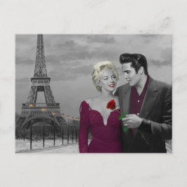 Paris B&W Vykort