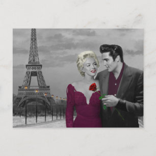 Paris B&W Vykort