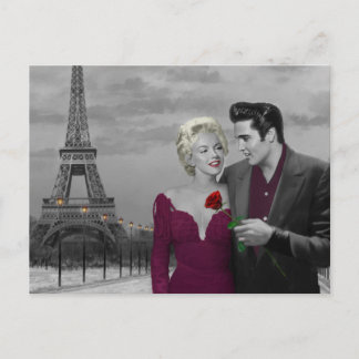 Paris B&W Vykort