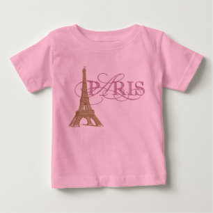 Paris Baby Flicka T Shirt