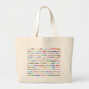 Paris Bag Jumbo Tygkasse