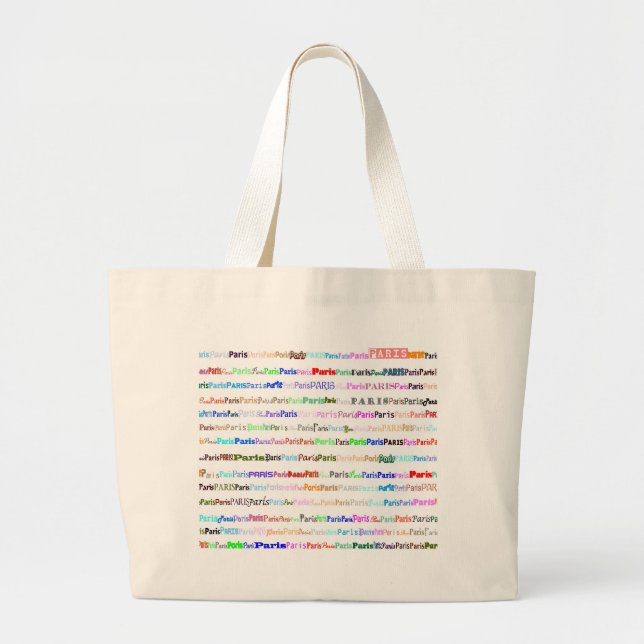 Paris Bag Jumbo Tygkasse (Framsidan)