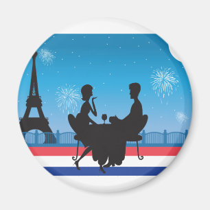Paris bakgrund magnet