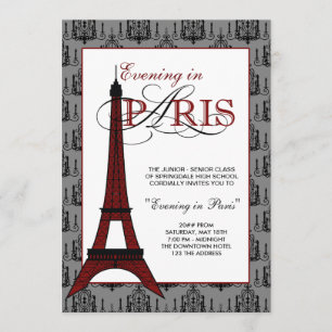 Paris Bal Inbjudningar