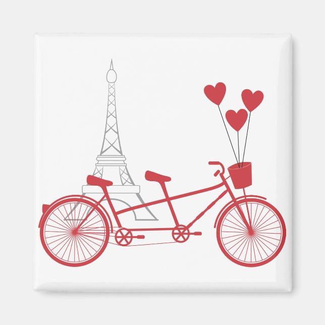 Paris Bicycle Magnet (Framsidan)