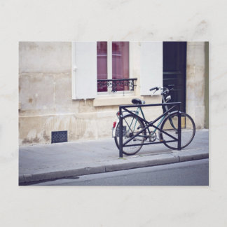 Paris Bicycle Postcard Vykort